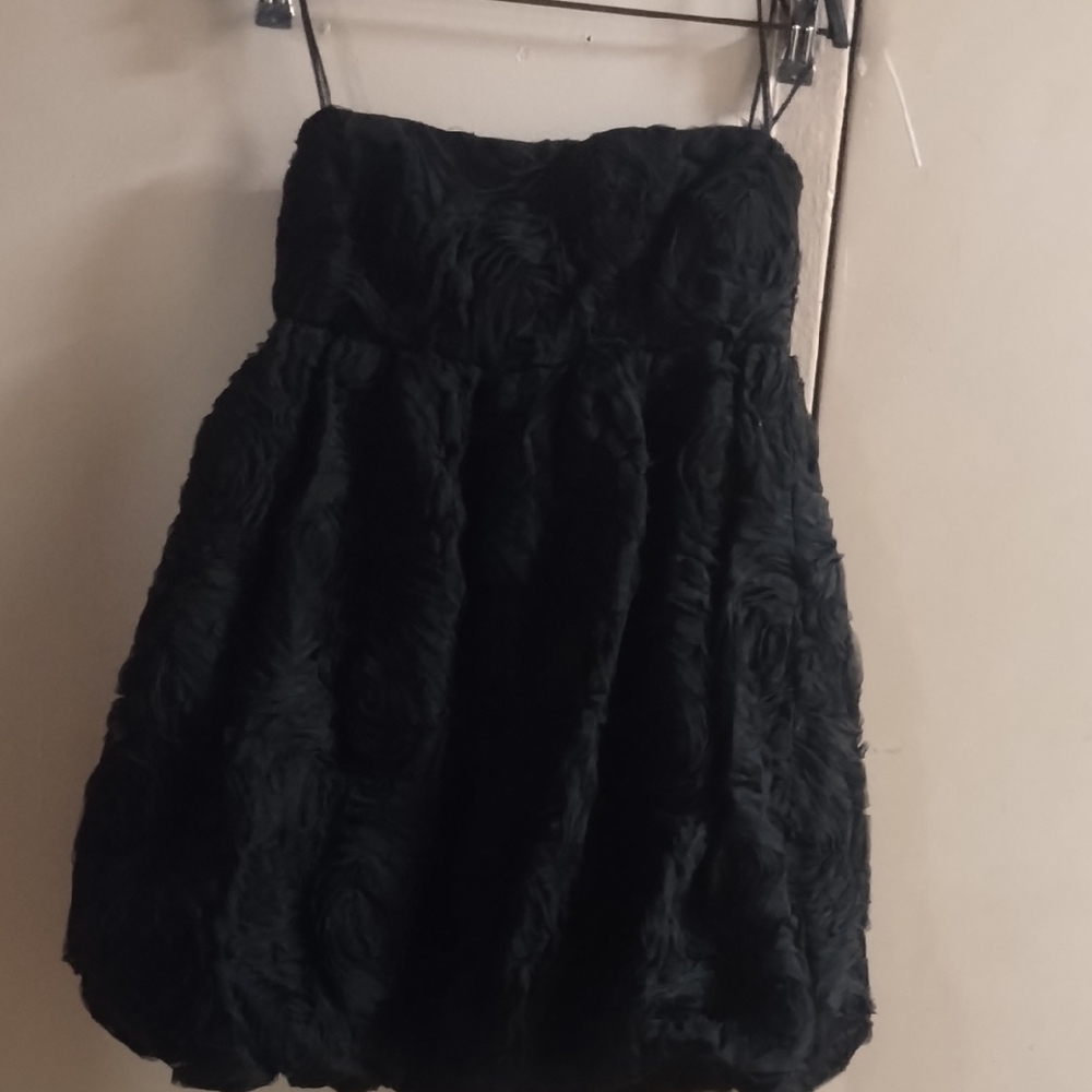 Zara Black Ruffled Dress